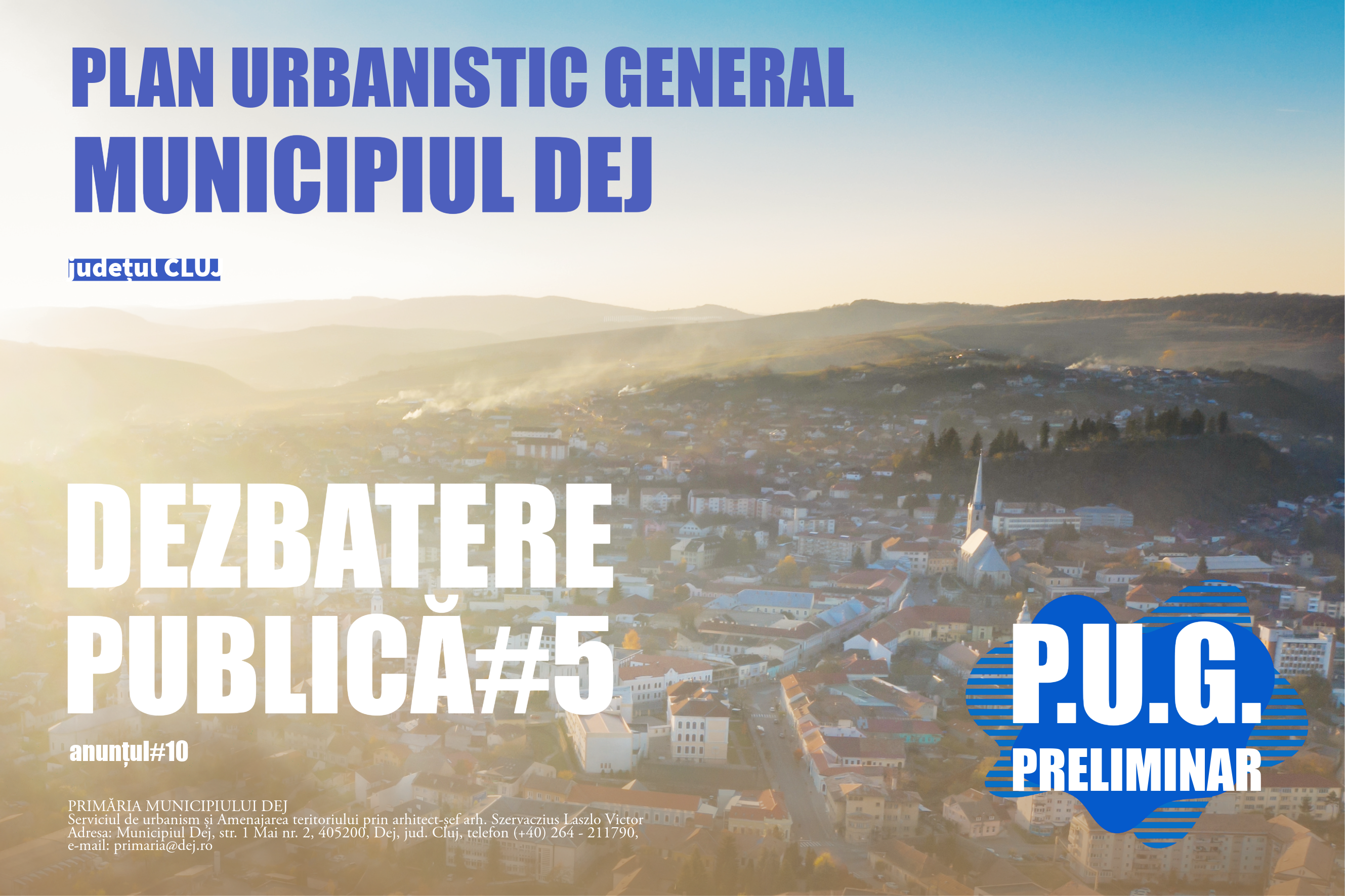 ANUNȚ PUBLIC - DEZBATERE PUBLICĂ