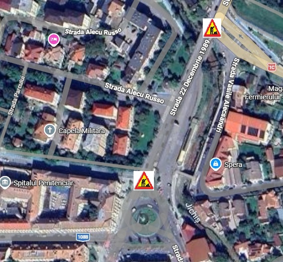 Lucrări pe strada 22 decembrie, cu restricții de circulație