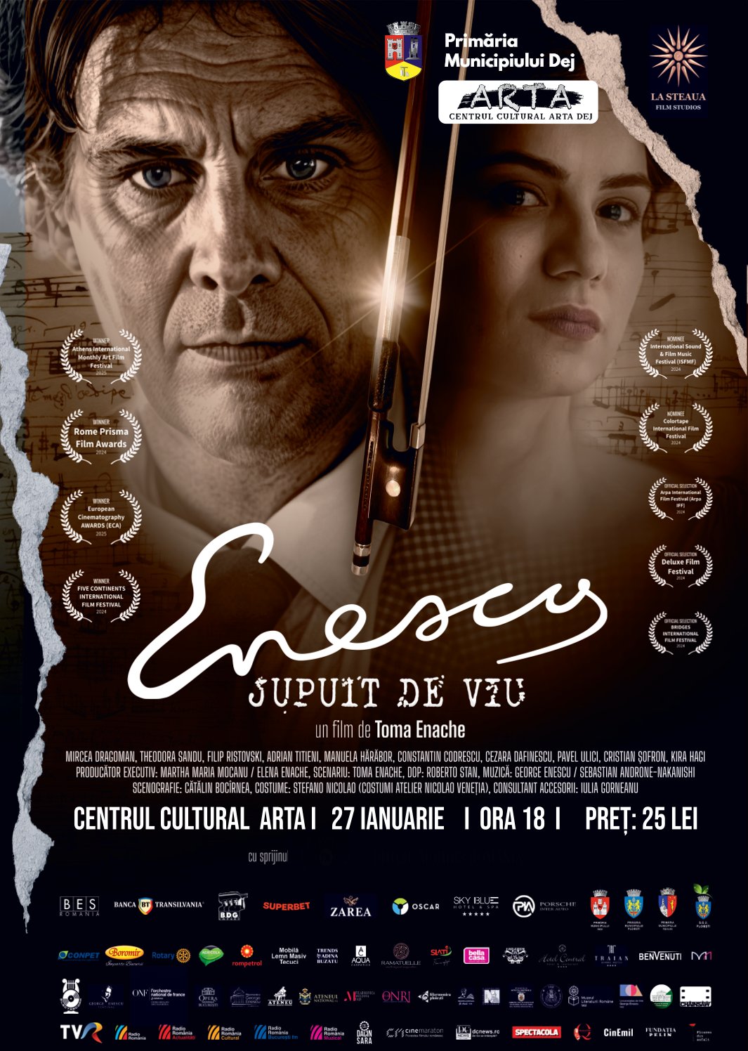 Cel mai premiat film românesc ajunge și la Dej