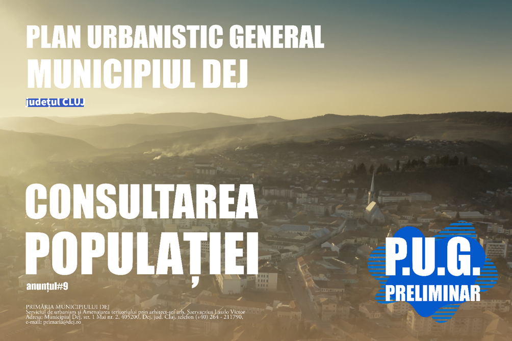 Consultare publică PUG preliminar