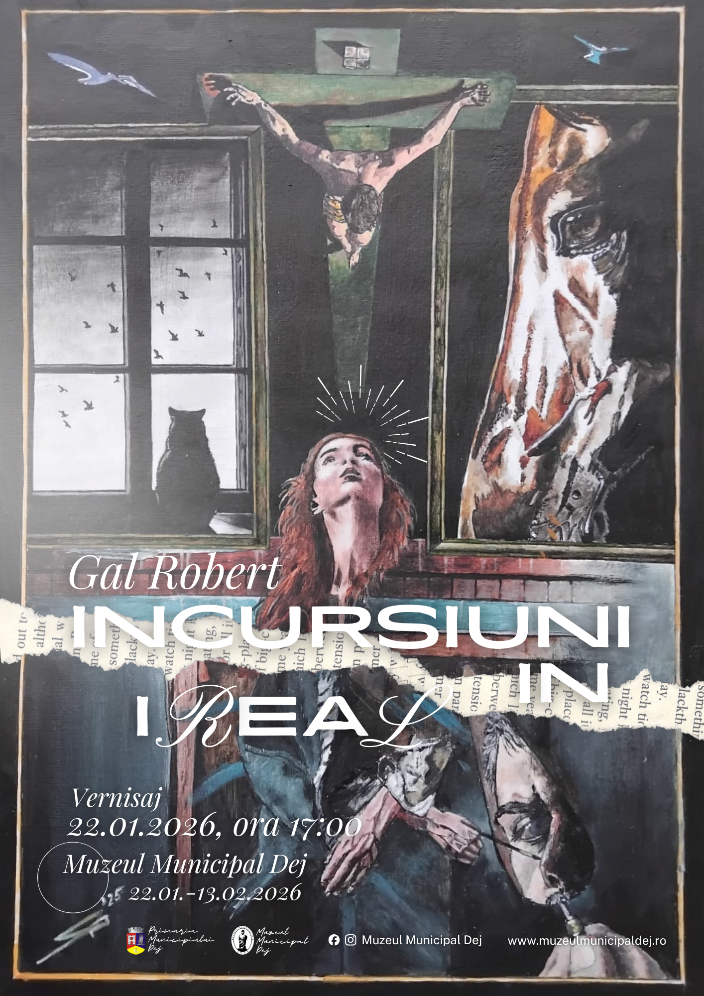 Vernisajul expoziției „Incursiuni în ireal” semnată de Robert Gal