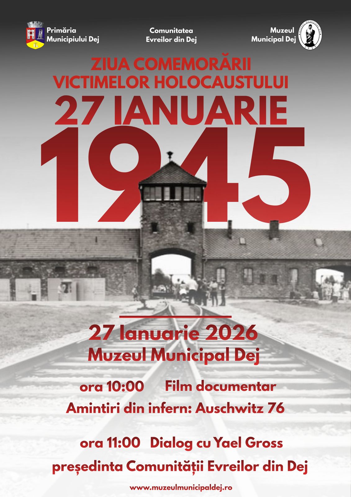 27 Ianuarie – Ziua internațională de comemorare a victimelor Holocaustului