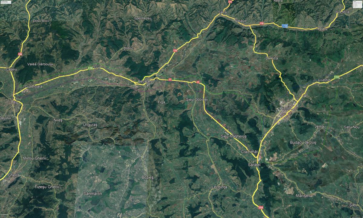 Consultare publică variantele de traseu Drumul de mare Viteza "Dej – Bistrita"
