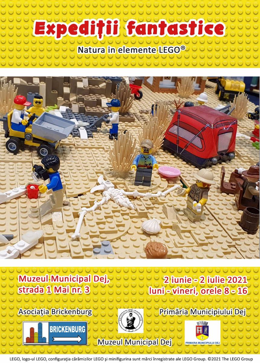 Expoziția LEGO „EXPEDIȚII FANTASTICE” la Muzeul Municipal Dej